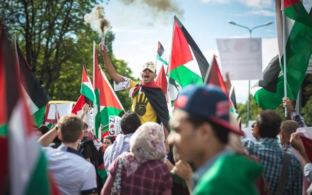 Anti-Israel demonstrators