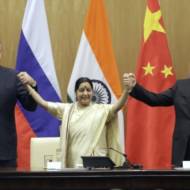 Russia China India