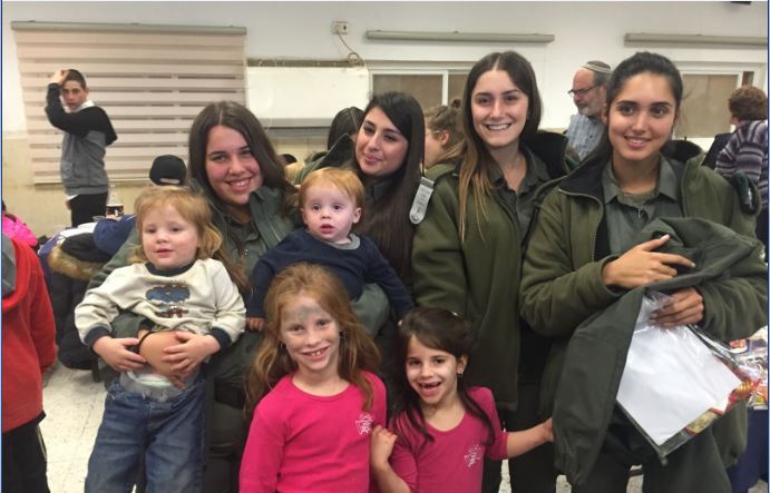 UWI 2017 Chanukah party IDF