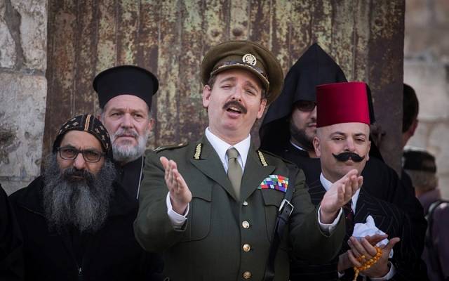 Reenactment of General Allenby’s entrance