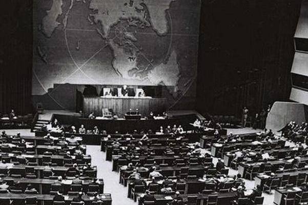 UN vote on plan for the partition of the British Mandate