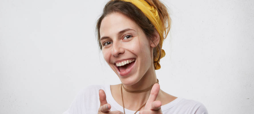 happy woman