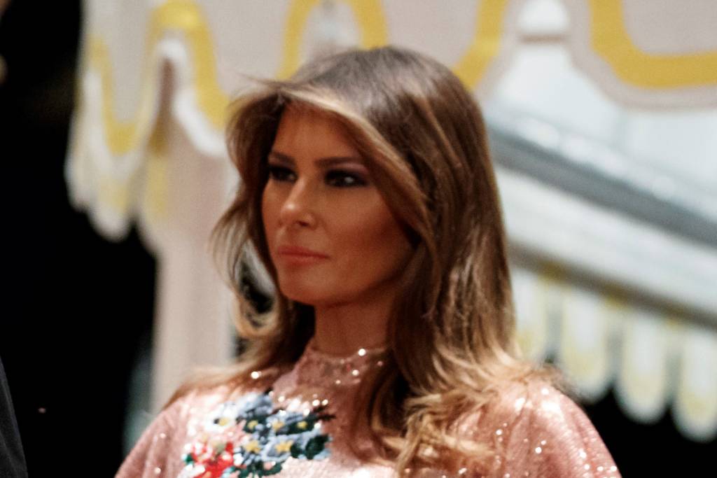 First lady Melania Trump. (AP Photo/Evan Vucci)