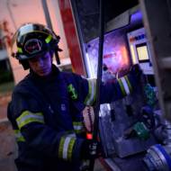 Israeli firefighter
