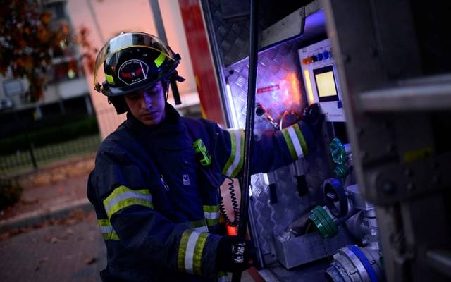 Israeli firefighter
