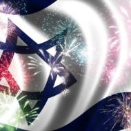 Israel flag celebration