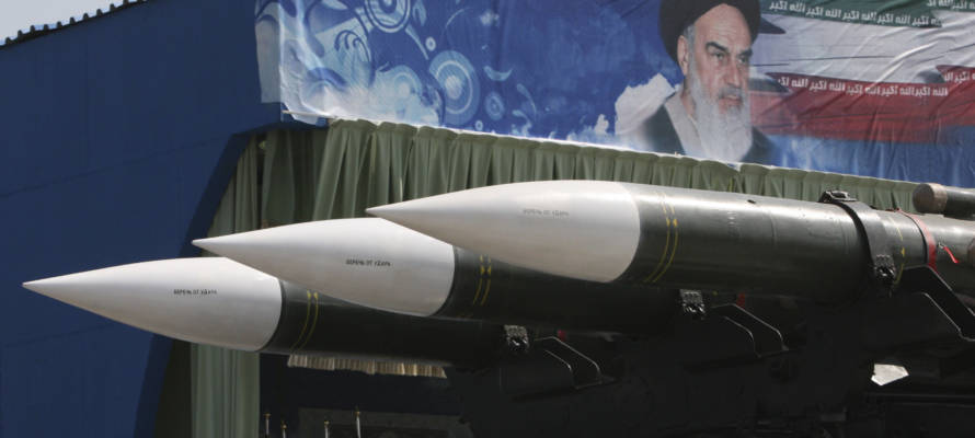 Iran Revolutionary Guard missiles