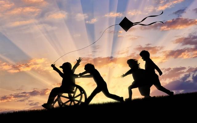 wheelchair child