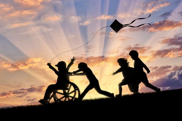 wheelchair child