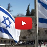 Kotel Israel flag