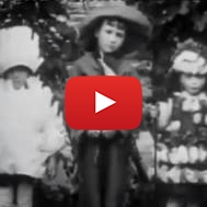 Israeli children dressed in Purim costumes, early 1930's