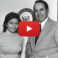Avital Sharansky with Senator Bob Dole