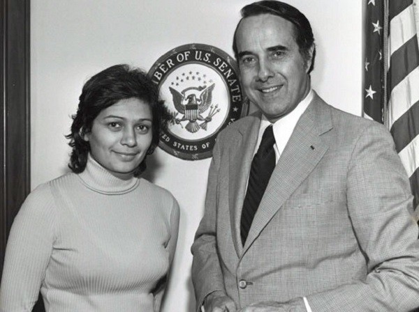 Avital Sharansky with Senator Bob Dole