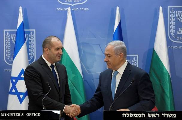 Netanyahu President of Bulgaria, Rumen Radev