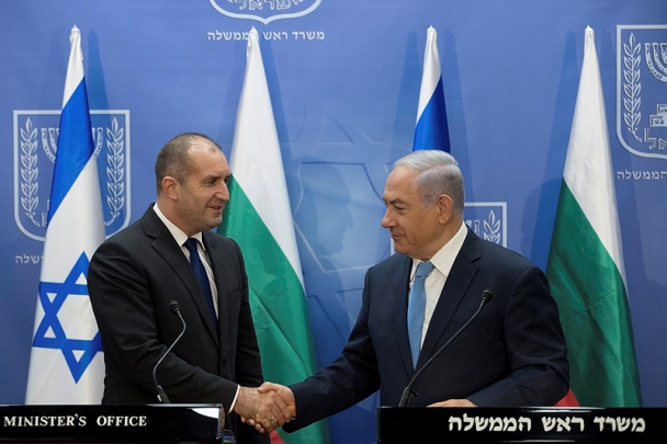 Netanyahu President of Bulgaria, Rumen Radev