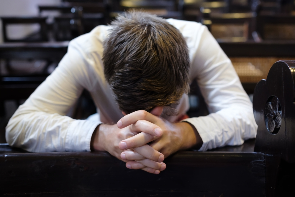 Sinner prays
