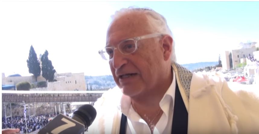 Ambassador David Friedman at Priestly Blessing, Western Wall