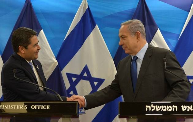 PM Netanyahu with President of Honduras, Juan Orlando Hernández