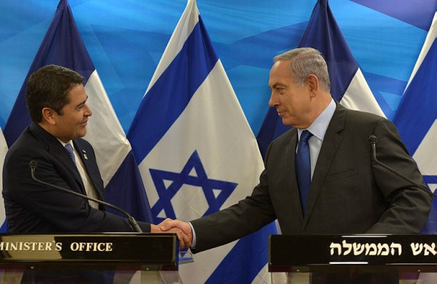 PM Netanyahu with President of Honduras, Juan Orlando Hernández