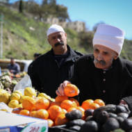 Druze men in Israel. (David Cohen/Flash90)