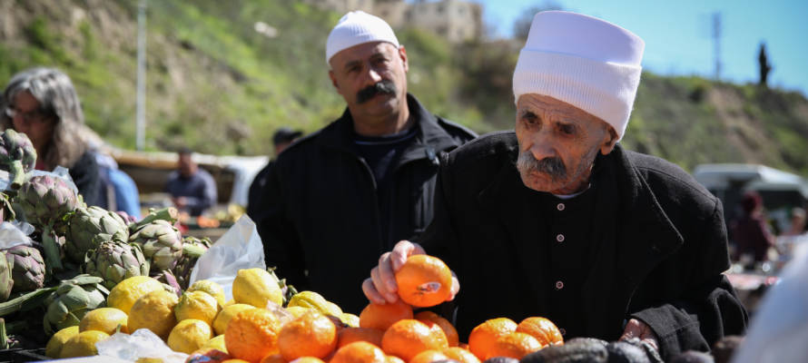 Druze men in Israel. (David Cohen/Flash90)