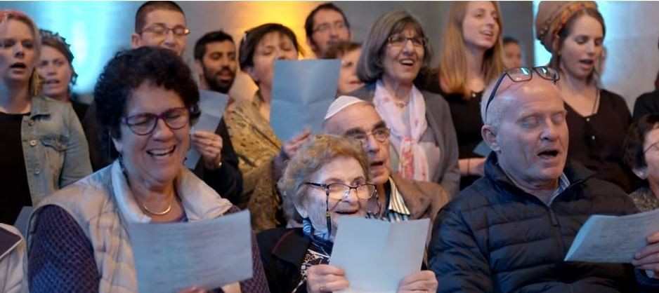Holocaust survivors sing I'm Still Alive