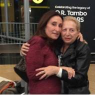 Nina Fishman and Arleen Samuels, reunited. (MDA)
