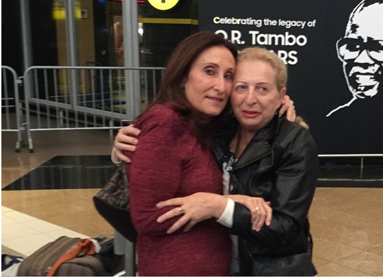 Nina Fishman and Arleen Samuels, reunited. (MDA)