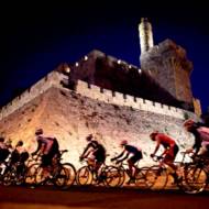 Cyclists in Jerusalem
