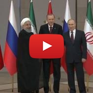 Leaders of Turkey, Iran and Russia, Edrogan