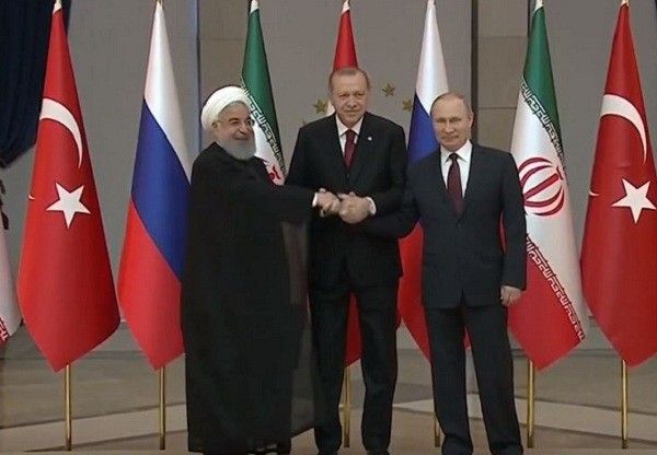 Leaders of Turkey, Iran and Russia, Edrogan