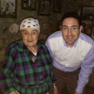 Rabbi Ari Enkin and Margalit Zinati in Peki'in