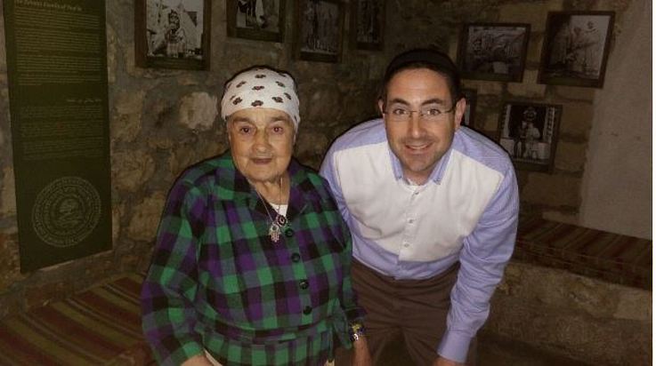Rabbi Ari Enkin and Margalit Zinati in Peki'in