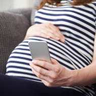 pregnant woman phone