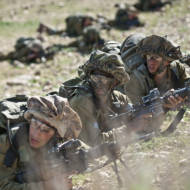 IDF paratroopers