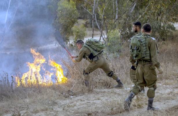 Fire Gaza border