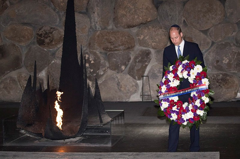 Prince William Yad Vashem
