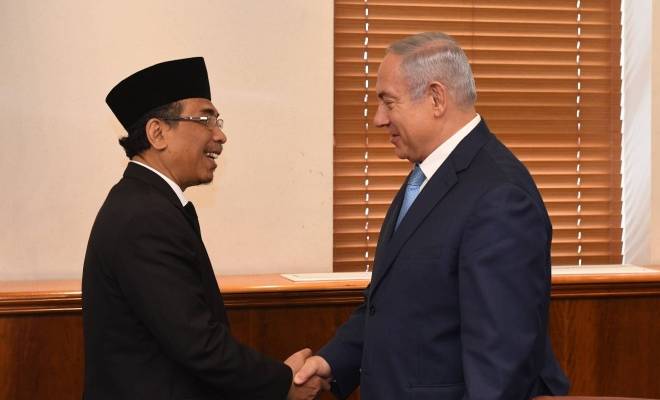 PM Netanyahu & Yahya Cholil Staquf