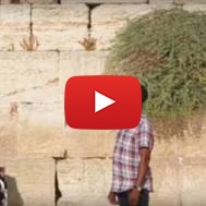 Legendary Cameroonian soccer player Roger Milla at the Kotel. (Screenshot)