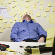 sleeping on the job
