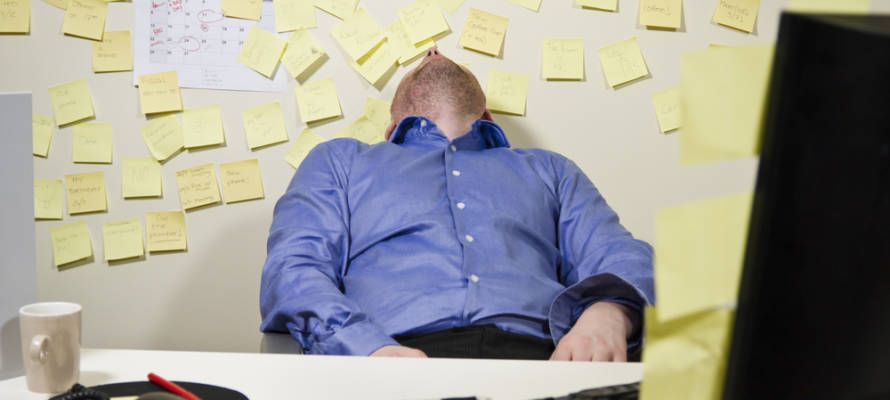 sleeping on the job