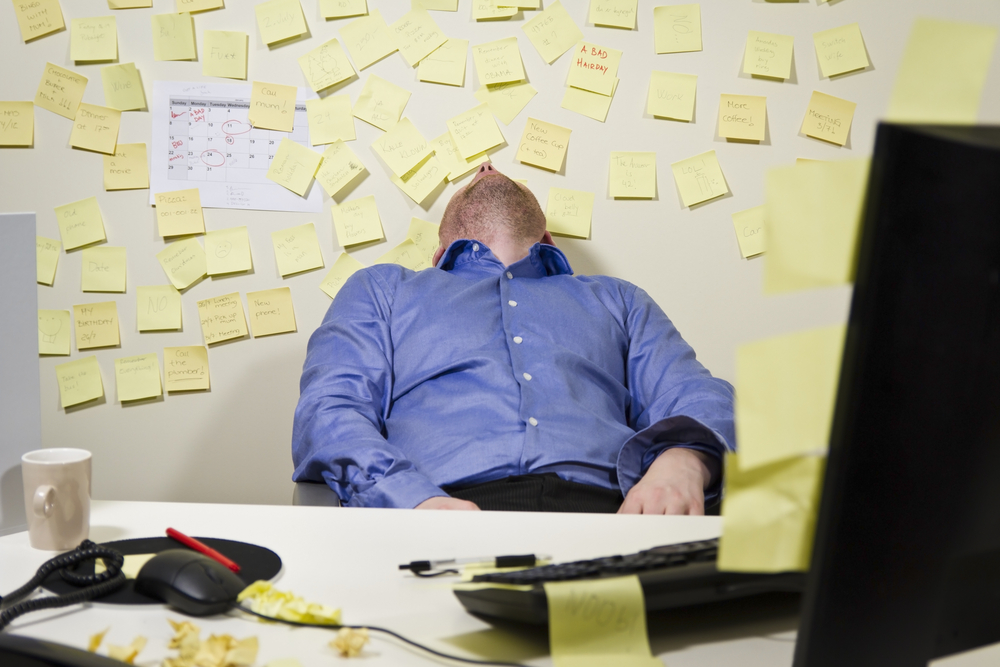sleeping on the job