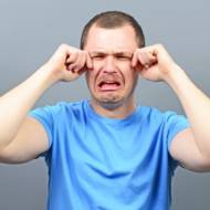 Man crying