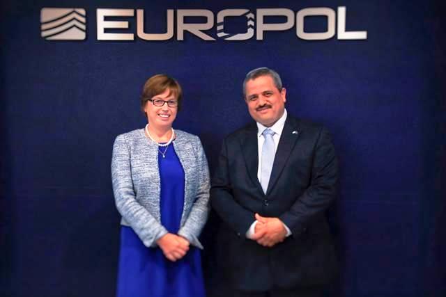 Israel’s National Police Commissioner, Inspector General Roni Alsheich and the European Union Agency for Law Enforcement Cooperation's (Europol) Executive Director, Catherine De Bolle