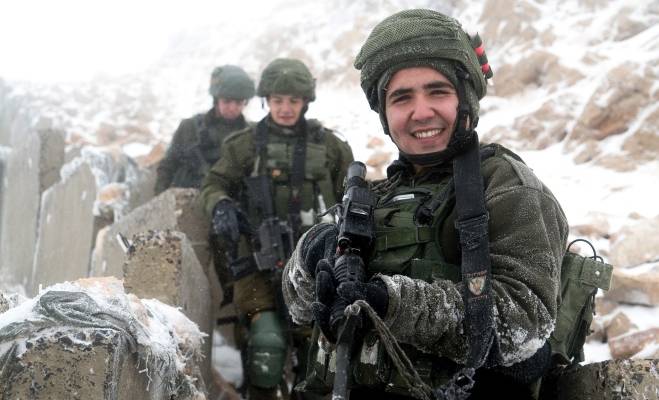 IDF Golan snow