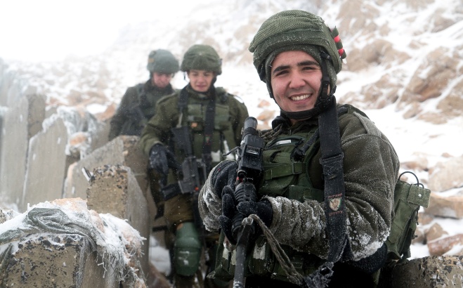 IDF Golan snow