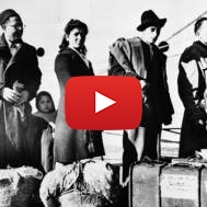 Jewish refugees from North Africa arrive in 1944. (AP Photo)