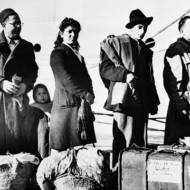 Jewish refugees from North Africa arrive in 1944. (AP Photo)