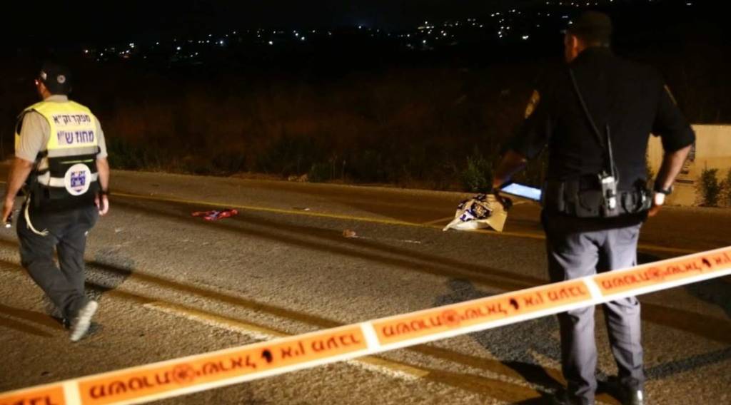 Scene of Havat Gilad car-ramming