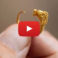 earring discovered at city of david in Jerusalem